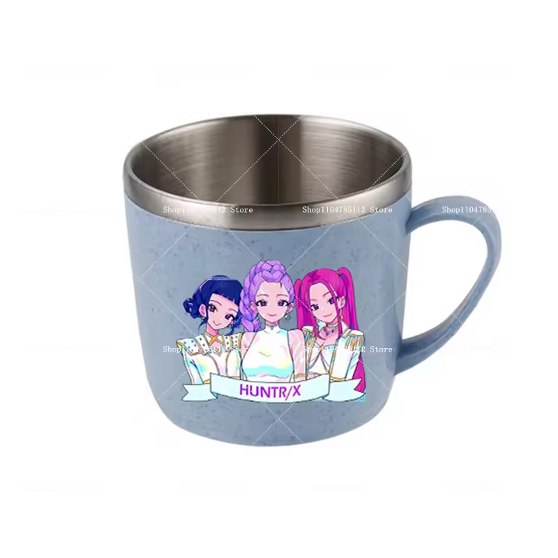 Taza Huntrix™ Edición K-Pop – Acero Inoxidable (Ligeras & Antiescaldado)