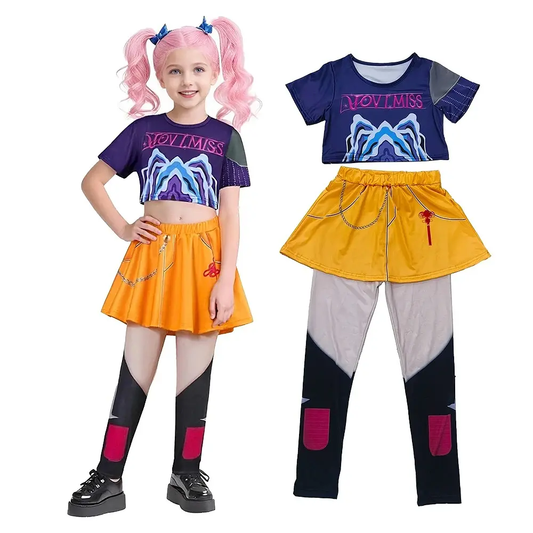 🎃 Disfraz Infantil K-Pop Halloween – Mira escolar 👧✨