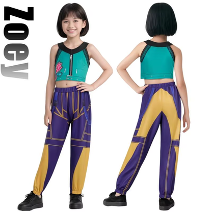 🎃 Disfraz Infantil K-Pop Halloween – Zoey escolar 👧✨