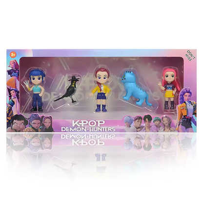 Figuras Guerreras K-Pop | Set Coleccionable con Caja