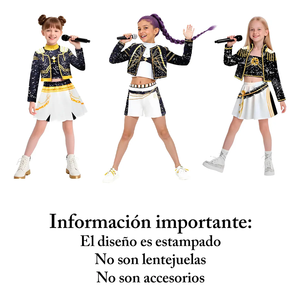 Traje Disfraz Concierto Guerreras K-pop Rumi