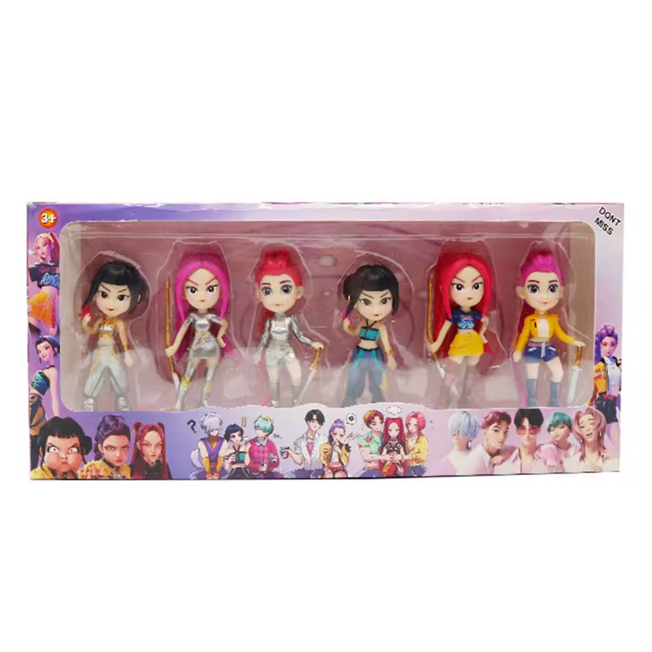 Figuras Guerreras K-Pop | Set Coleccionable con Caja