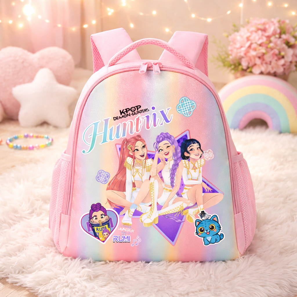 Mochila Infantil Estrellitas K-Pop 🌟