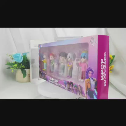 Figuras Guerreras K-Pop | Set Coleccionable con Caja